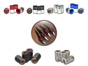 Wheels Valve Covers Truck Metallic Style Edition